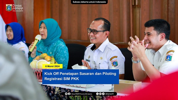 Kick Off Penetapan Sasaran Pendataan Keluarga Satu Pintu Melalui Aplikasi Carik Jakarta Tahun 2024 