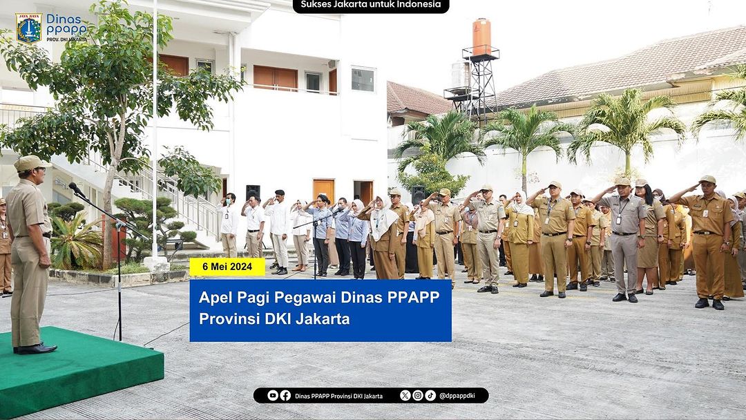 Apel Pagi Pegawai Dinas PPAPP DKI Jakarta