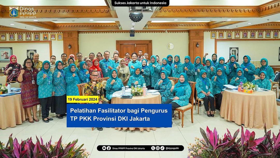 Pelatihan Fasilitator bagi TP PKK Provinsi DKI Jakarta 