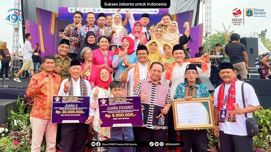 Provinsi DKI Jakarta Meraih Juara dalam 2 Kategori pada Gelar Teknologi Tepat Guna Nusantara (TTGN) XXIV Tahun 2023