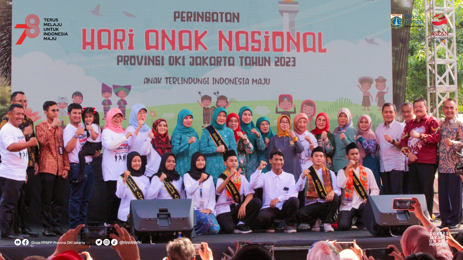 Pemerintah Provinsi DKI Jakarta Selenggarakan Peringatan Hari Anak Nasional (HAN) Ke-39 tahun 2023