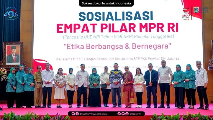 Dinas PPAPP Provinsi DKI Jakarta Hadir dalam Acara Sosialiasi Empat Pilar MPR RI Bertema “Etika Kehidupan Berbangsa dan Bernegara”