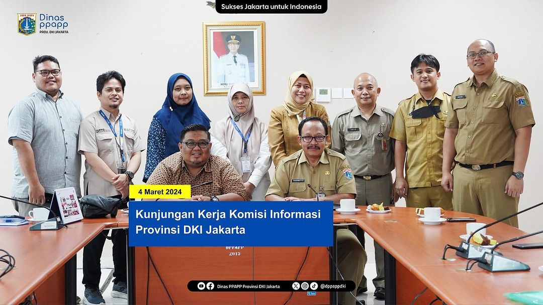 Kunjungan kerja dari Komisi Informasi Provinsi DKI Jakarta 
