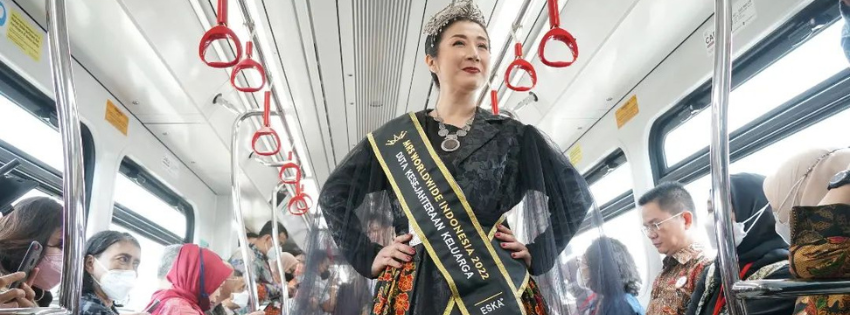 Kampanye “Perempuan Berdaya, Perempuan Berbudaya, Indonesia Maju” di Stasiun LRT Velodrome dan Stasiun LRT Pegangsaan Dua